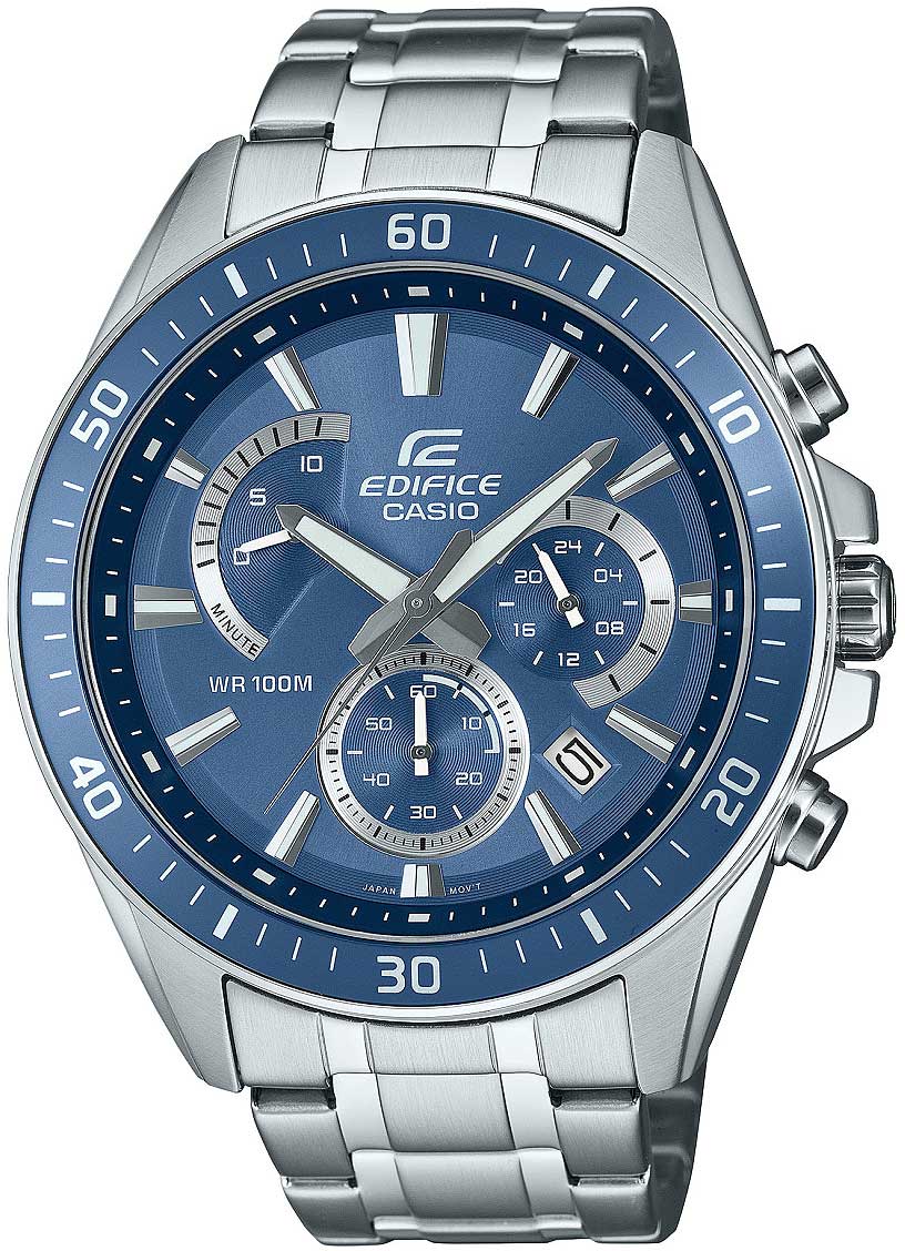 Casio Edifice EFR-552D-2AVUEF Herren Uhr • Präzises Quarzwerk • Mit Stoppfunktion