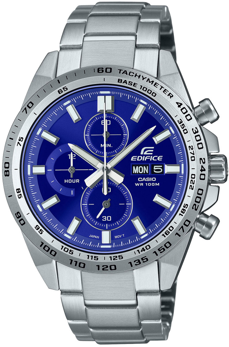 Casio Edifice EFR-574D-2AV Herren Uhr • Chronograph • Edelstahlgehäuse