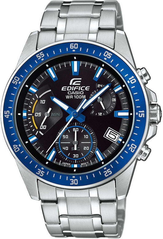 Casio Edifice EFV-540D-1A2V Herren Uhr • Chronograph • Edelstahl