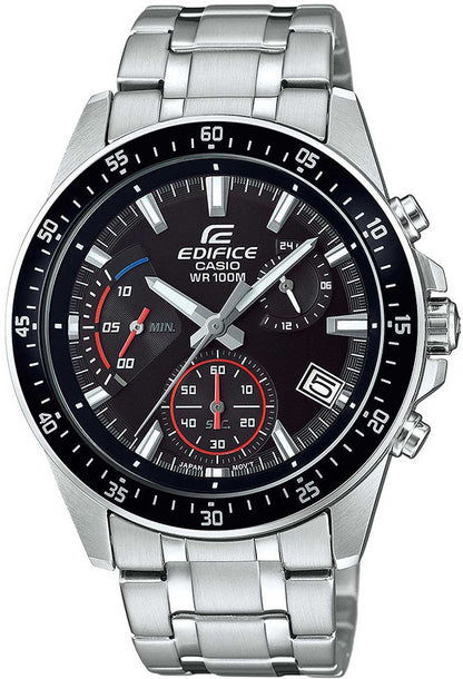 Casio Edifice EFV-540D-1AVUEF Herren Uhr • Quarz Uhrwerk • Edelstahl Armband