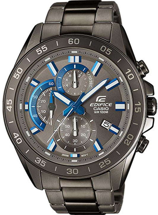 Casio Edifice EFV-550GY-8AV Herren Uhr • Chronograph • Massives Edelstahlgehäuse