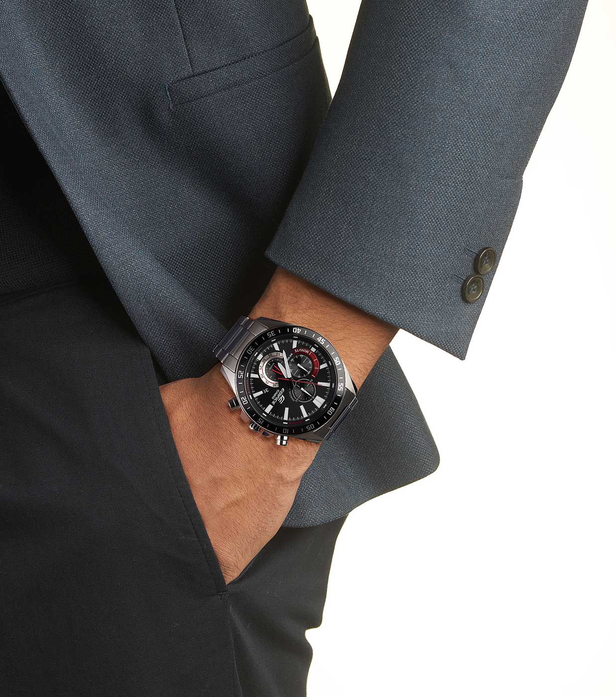 Casio Edifice EFV-620D-1A4VUEF Herren Uhr • Quarz Uhrwerk • Chronograph