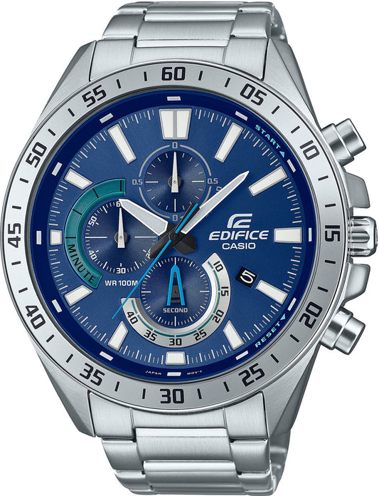 Casio Edifice EFV-620D-2AVUEF Herren Uhr • Präzises Quarzwerk • 10 Bar Wasserdicht