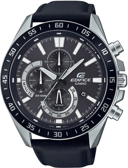 Casio Edifice EFV-620L-1AVUEF Herren Uhr • Präzises Quarzuhrwerk • Robustes Mineralglas
