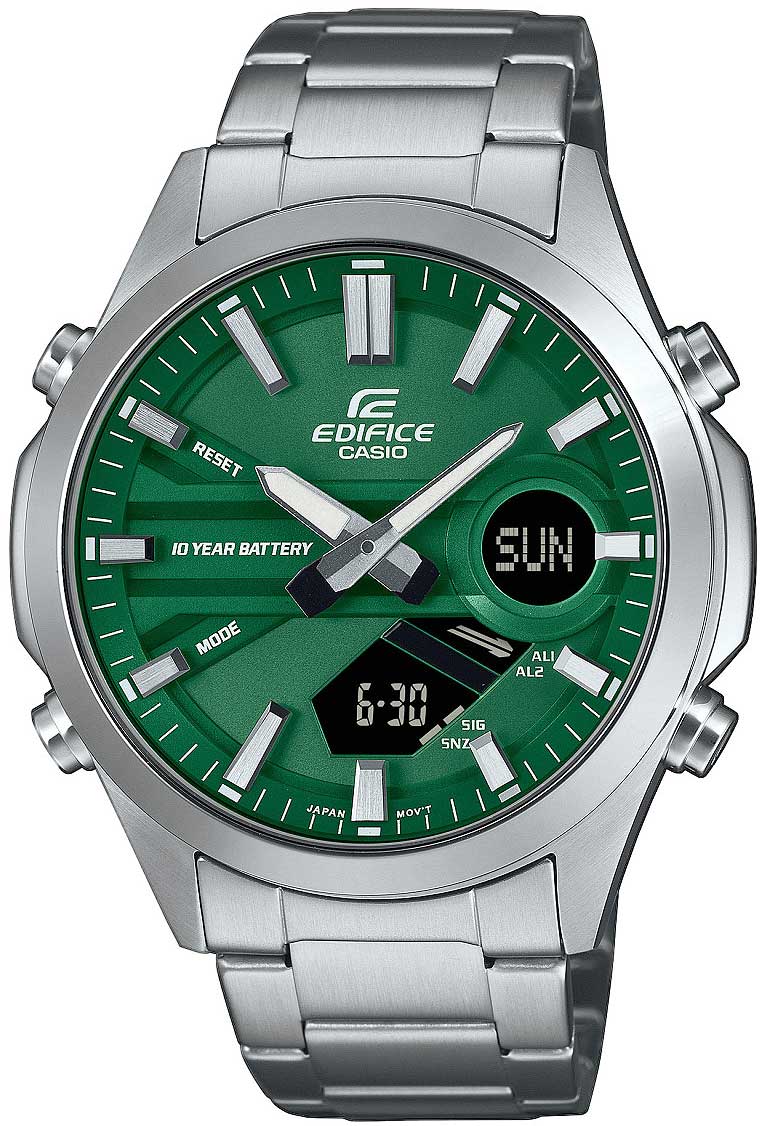 Casio Edifice EFV-C120D-3AEF Uhr • 10 Bar Wasserdicht • Grün