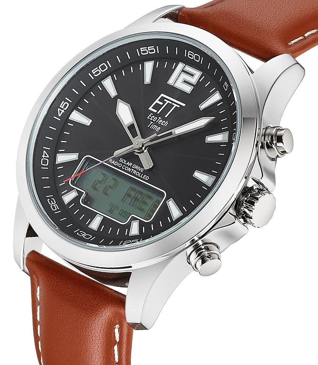 Herrenuhr  Funk-Solaruhr Eco Tech Time Modell: EGA-11713-21L