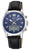 Herrenuhr Funk Solaruhr Edelstahl Blaues Zifferblatt Professional - Eco Tech Time Modell: EGA-11714-31L