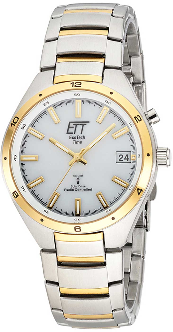 Herrenuhr mit Funk-Solaruhrwerk - Eco Tech Time Modell: EGS-11443-11M