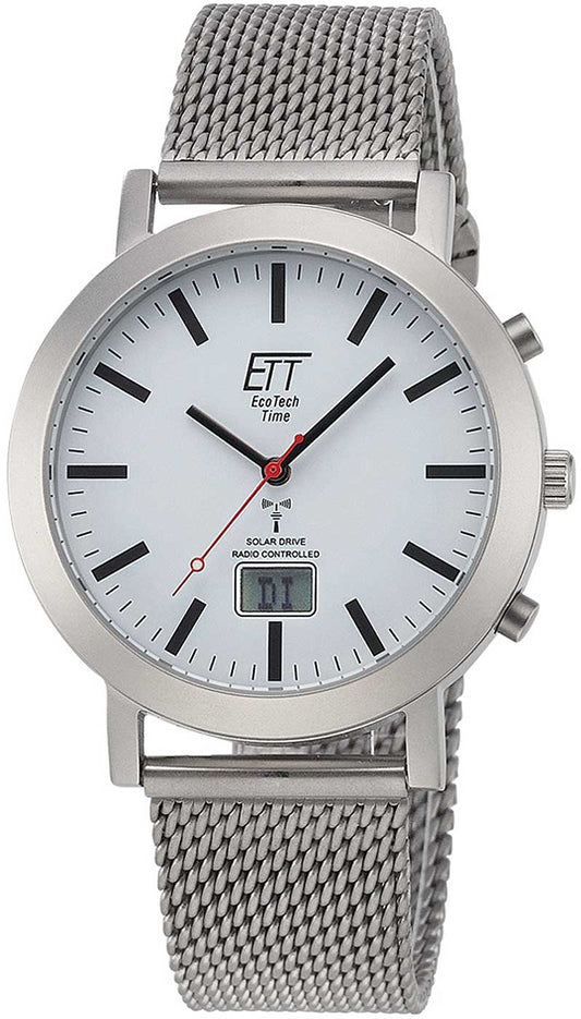 Herrenuhr im Bahnhofuhrenstil - Eco Tech Time Modell: EGS-11579-11M-