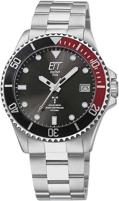 Eco Tech Time Professional Watersports EGS-11604-25M Herren Uhr • Funksolar • Saphirglas