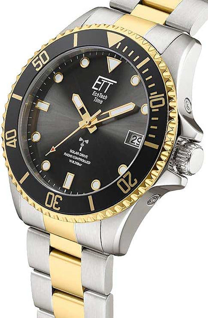 Eco Tech Time EGS-11606-25M Herren Uhr • Solar • Funk • Saphirglas
