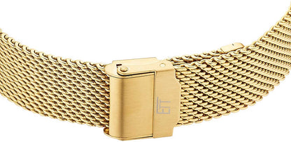 Eco Tech Time Atacama EGS-11623-11MS Herren Uhr • Solar Funk • Edelstahl Gold