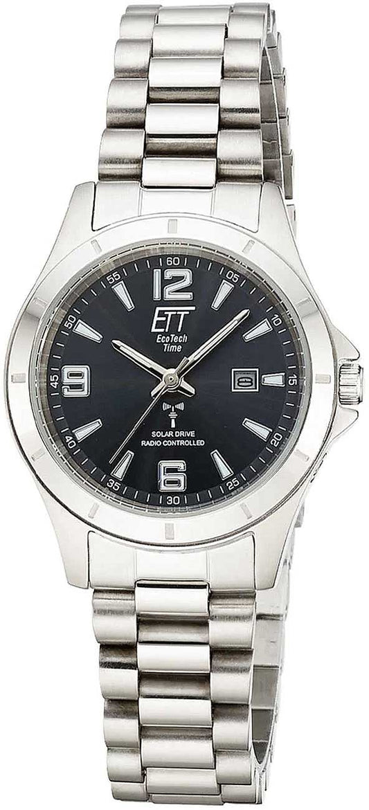 Eco Tech Time Gobi Lady ELS-11674-22M Damen Uhr • Funk-Solar • Edelstahl