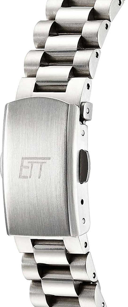 Eco Tech Time Gobi ELS-11675-32M Damen Uhr • Funk-Solar-Antrieb • Mineralglas