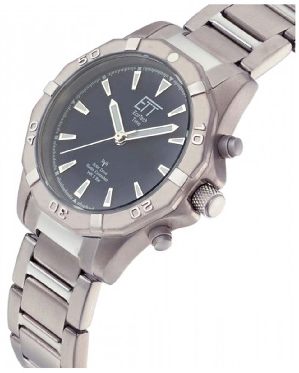 Eco Tech Time ELT-11357-23M Damen Uhr • Funksolar • Titan