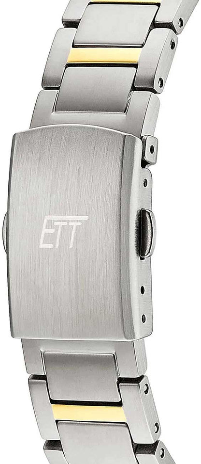 Eco Tech Time Everest ELT-11672-12M Damen Uhr • Funksolar • Bicolor