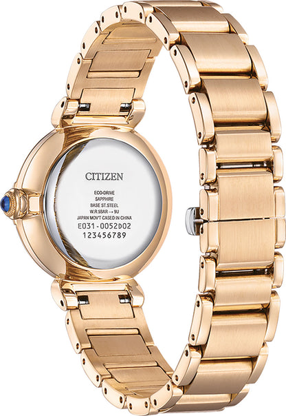 Citizen L EM1063-89D Uhr • Eco-Drive Solarantrieb • Edles Perlmutt