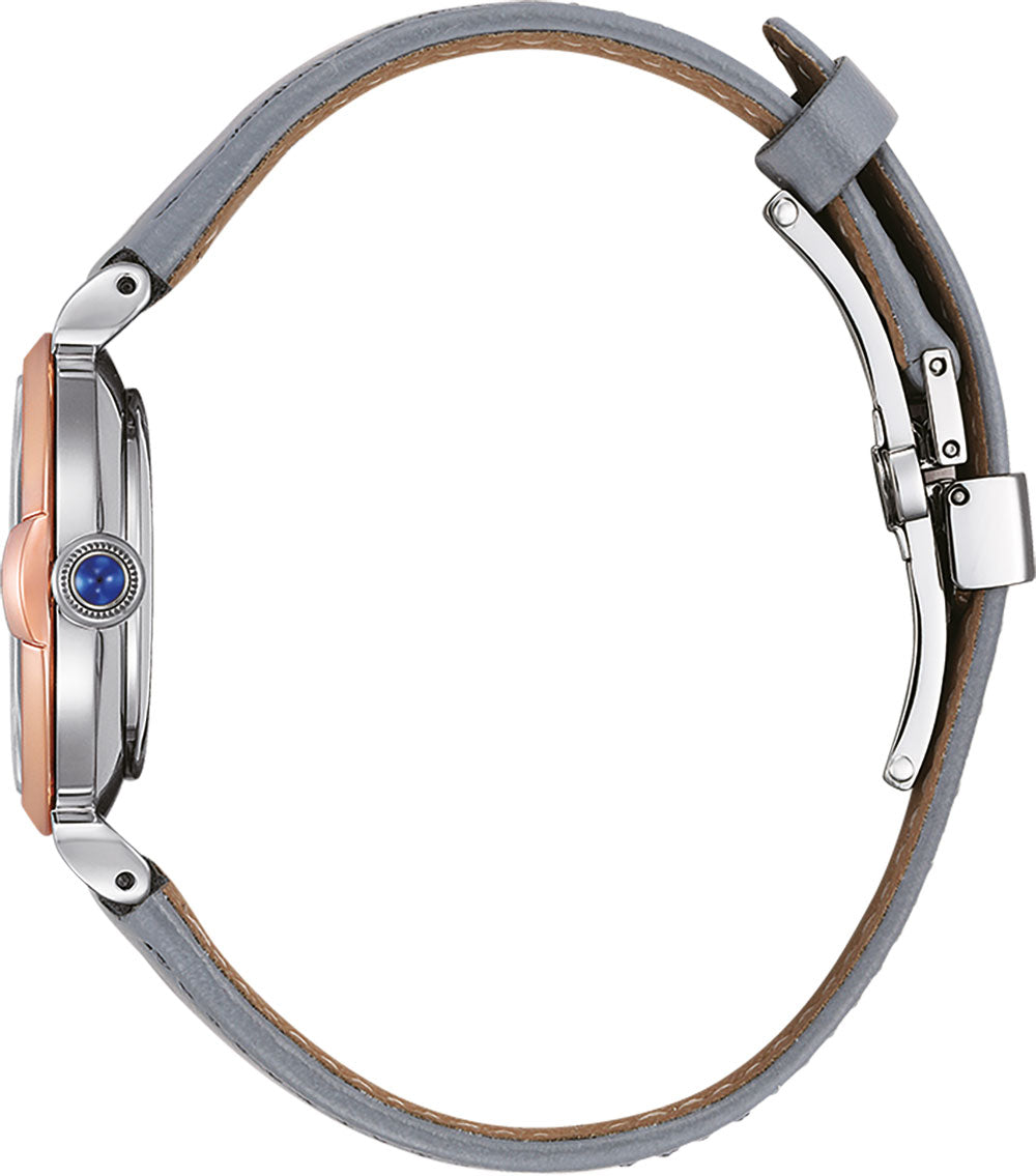 Citizen L EM1074-15D Uhr • Eco-Drive Solarantrieb • Perlmutt-Zifferblatt