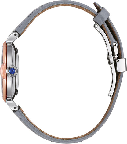 Citizen L EM1074-15D Uhr • Eco-Drive Solarantrieb • Perlmutt-Zifferblatt