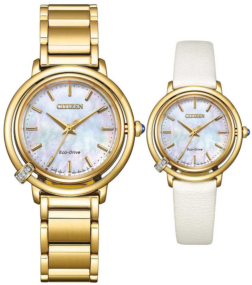 Citizen L EM1092-64D Uhr • Eco-Drive • Perlmutt-Zifferblatt