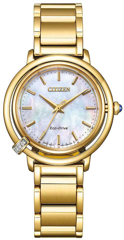 Citizen L EM1092-64D Uhr • Eco-Drive • Perlmutt-Zifferblatt