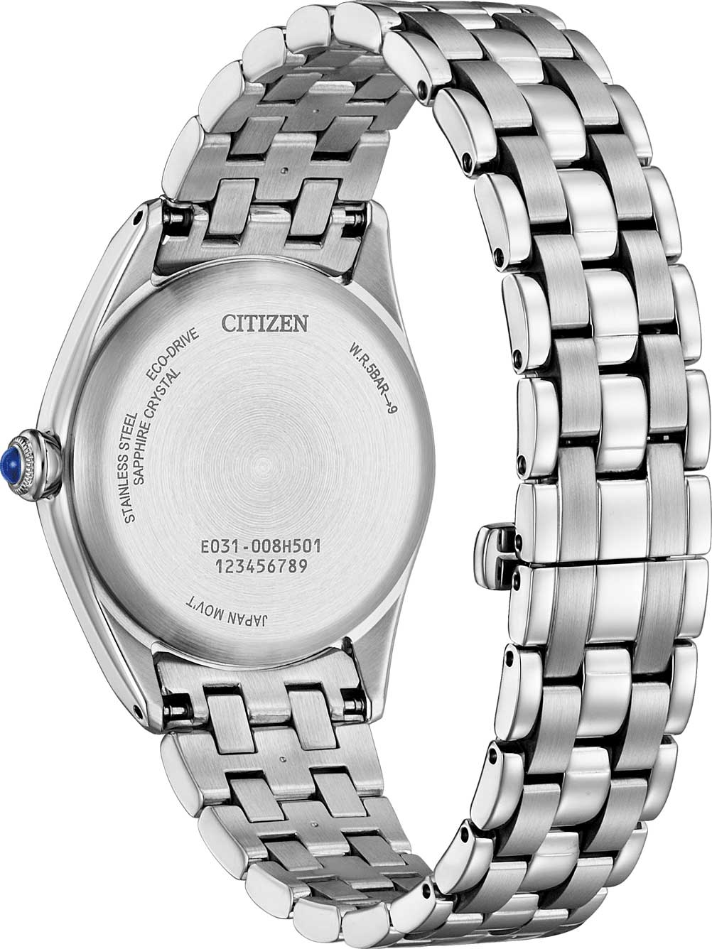 Citizen Elegant EM1140-80D Uhr • Eco-Drive • Perlmutt-Zifferblatt