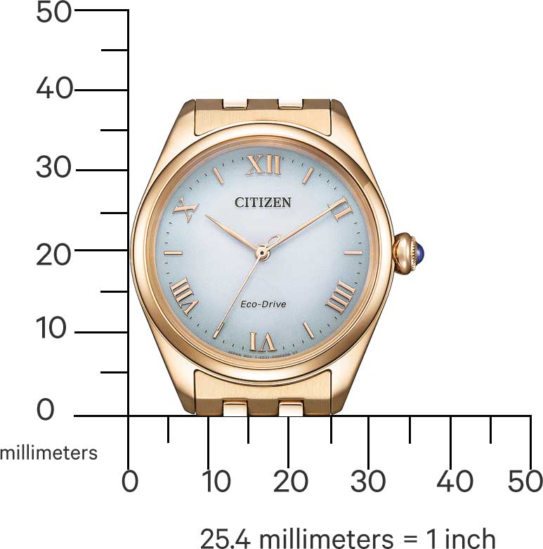 Citizen L EM1143-81X Uhr • Eco-Drive Solarantrieb • Edles Roségold