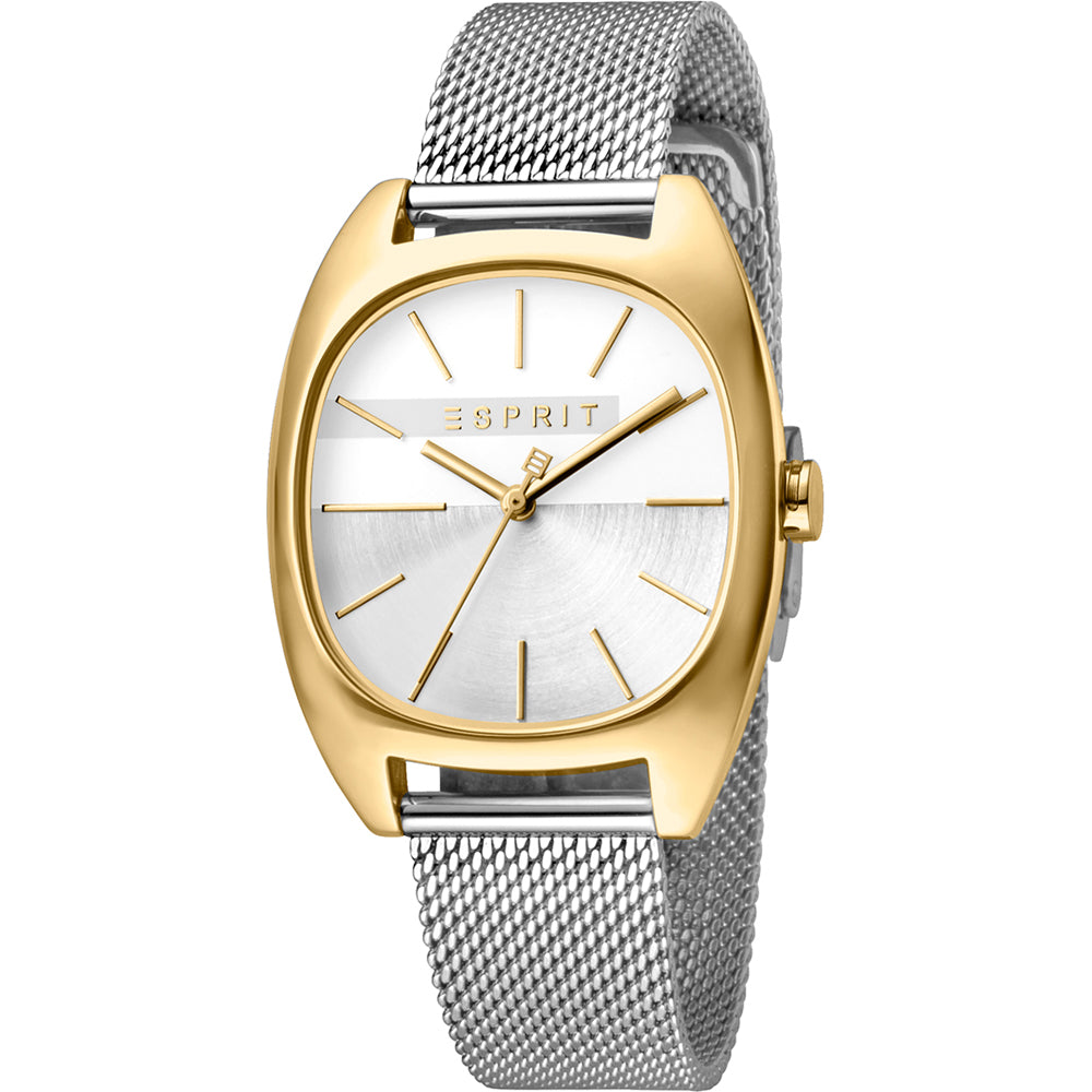 Esprit Infinity ES1L038M0115 Damen • Quarzwerk • Bicolor Edelstahlarmband