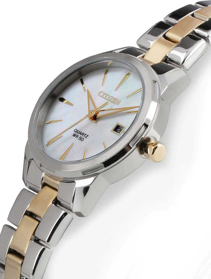 Citizen Elegance EU6074-51D Uhr • Bicolor-Edelstahl • Perlmutt-Zifferblatt