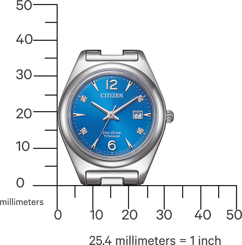 Citizen Super Titanium EW2601-81L Uhr • Eco-Drive • Saphirglas