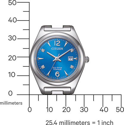 Citizen Super Titanium EW2601-81L Uhr • Eco-Drive • Saphirglas