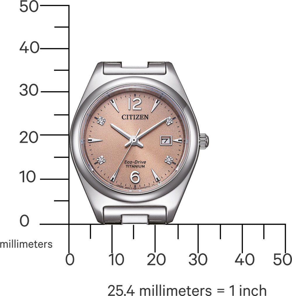 Citizen Super Titanium EW2601-81Z Uhr • Eco-Drive Solarantrieb • Super Titanium Gehäuse