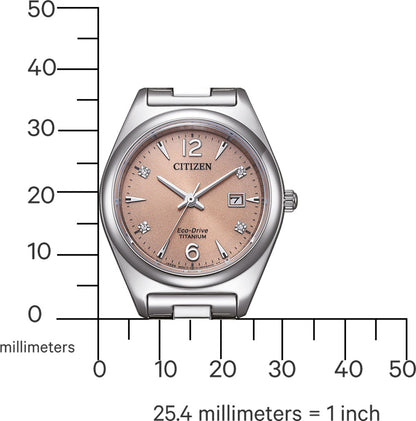 Citizen Super Titanium EW2601-81Z Uhr • Eco-Drive Solarantrieb • Super Titanium Gehäuse