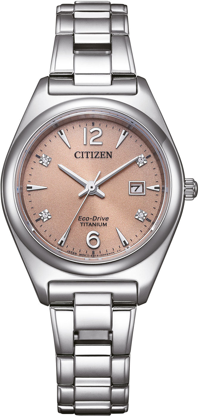 Citizen Super Titanium EW2601-81Z Uhr • Eco-Drive Solarantrieb • Super Titanium Gehäuse