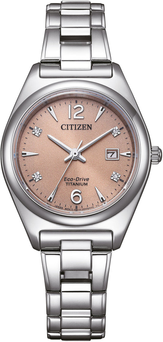 Citizen Super Titanium EW2601-81Z Uhr • Eco-Drive Solarantrieb • Super Titanium Gehäuse