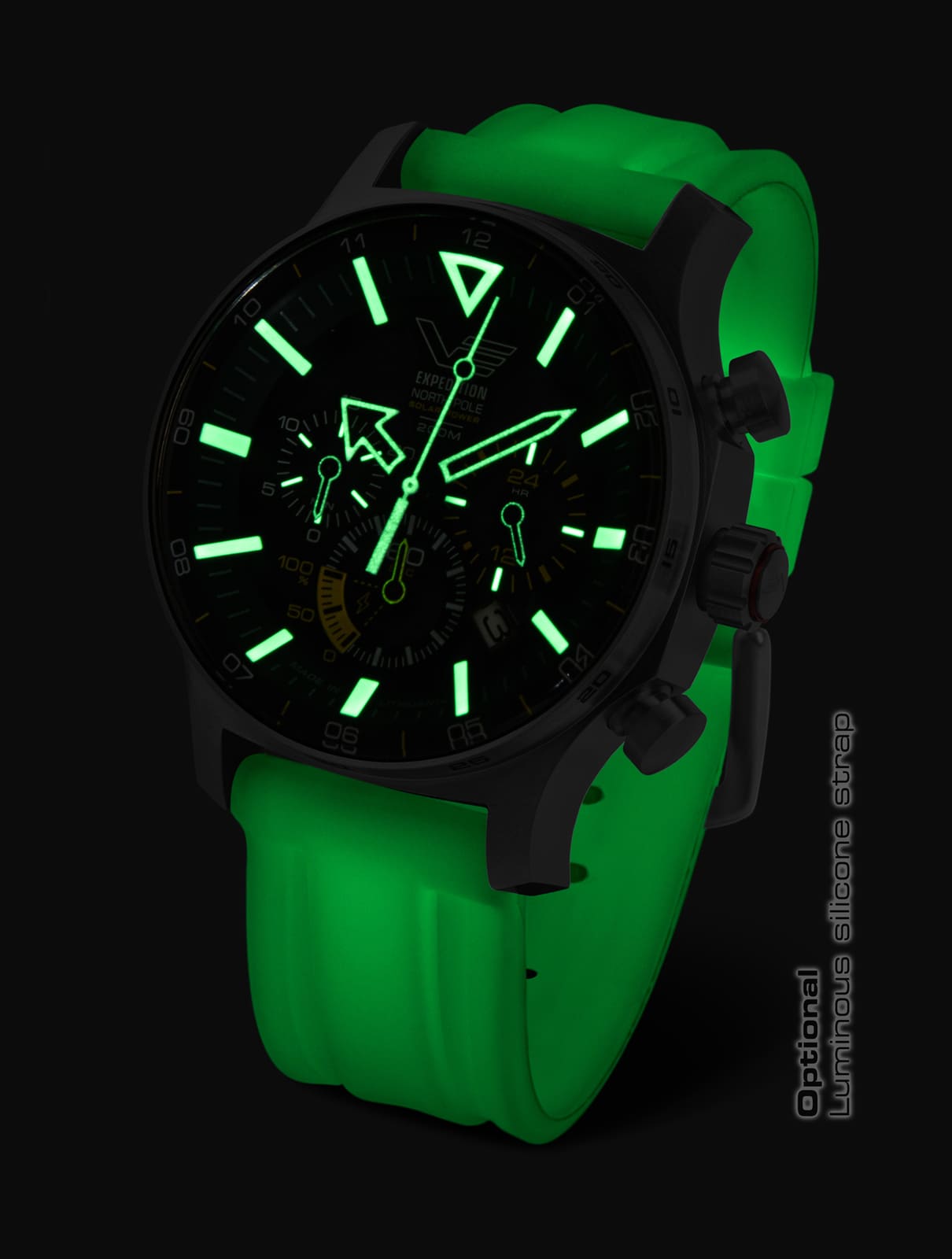 Vostok Europe Expedition North Pole VR42-595A732 Herren Uhr • Solaruhr • Chronograph