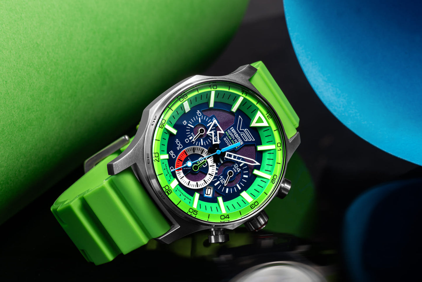 Vostok Europe Expedition VR42-595A733 Herrenuhr • Solar • K1 Sicherheitsglas