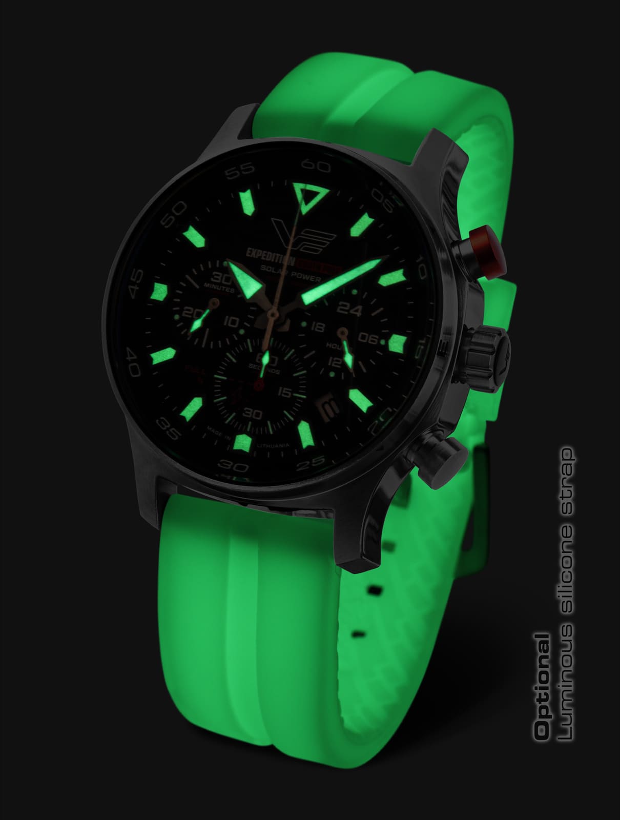 Vostok Europe Expedition South Pole VR42-592A761 Herren Uhr • Solar-Uhrwerk • 20 Bar Wasserdicht