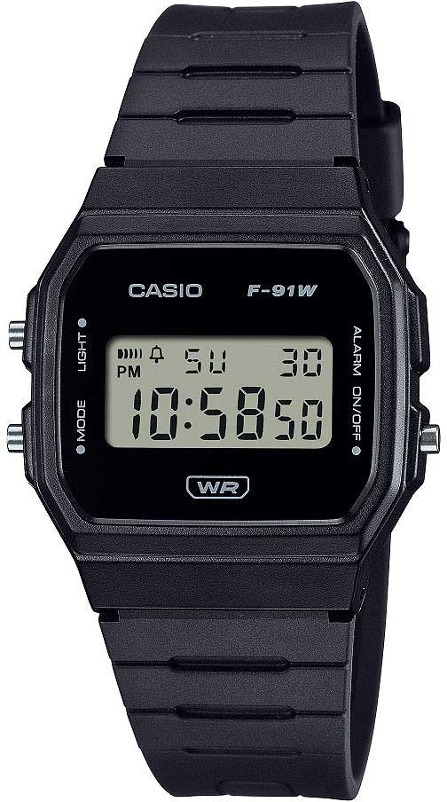 Casio Collection F-91WB-1AEF Uhr • Digital-Klassiker • 7 Jahre Batterie
