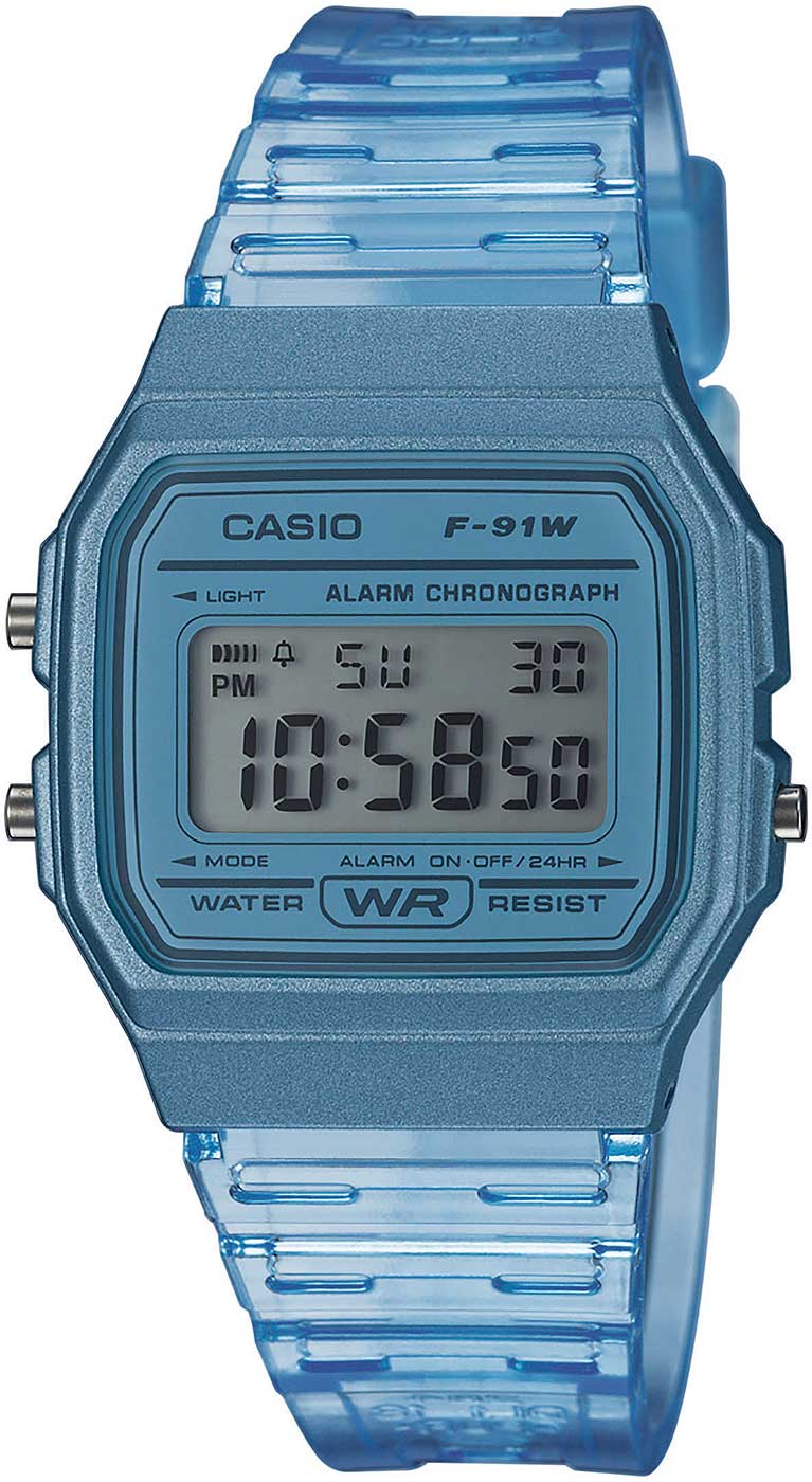 Casio Vintage F-91WS-2EF Uhr • Kultiges Retro-Design • Tagesalarm & Stoppfunktion