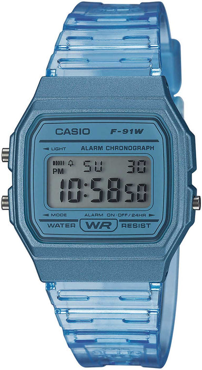 Casio Vintage F-91WS-2EF Uhr • Kultiges Retro-Design • Tagesalarm & Stoppfunktion