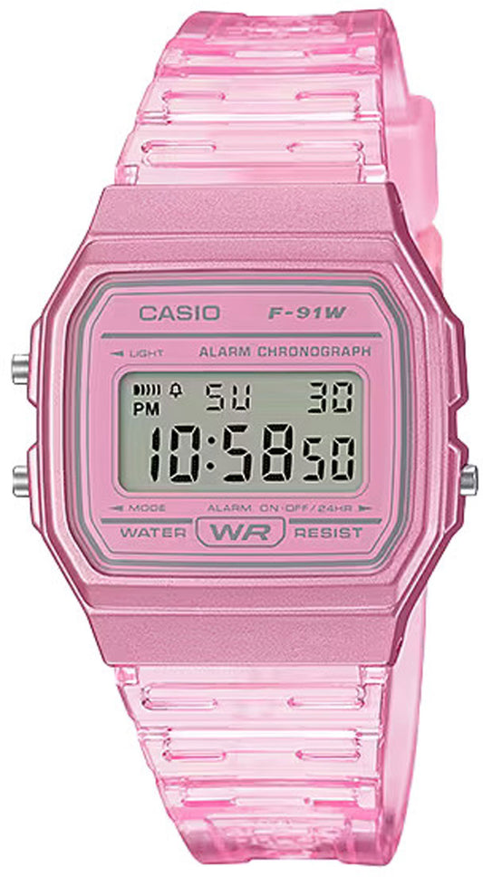 Casio Vintage F-91WS-4EF Unisex Uhr • Digitalanzeige • Resin Gehäuse