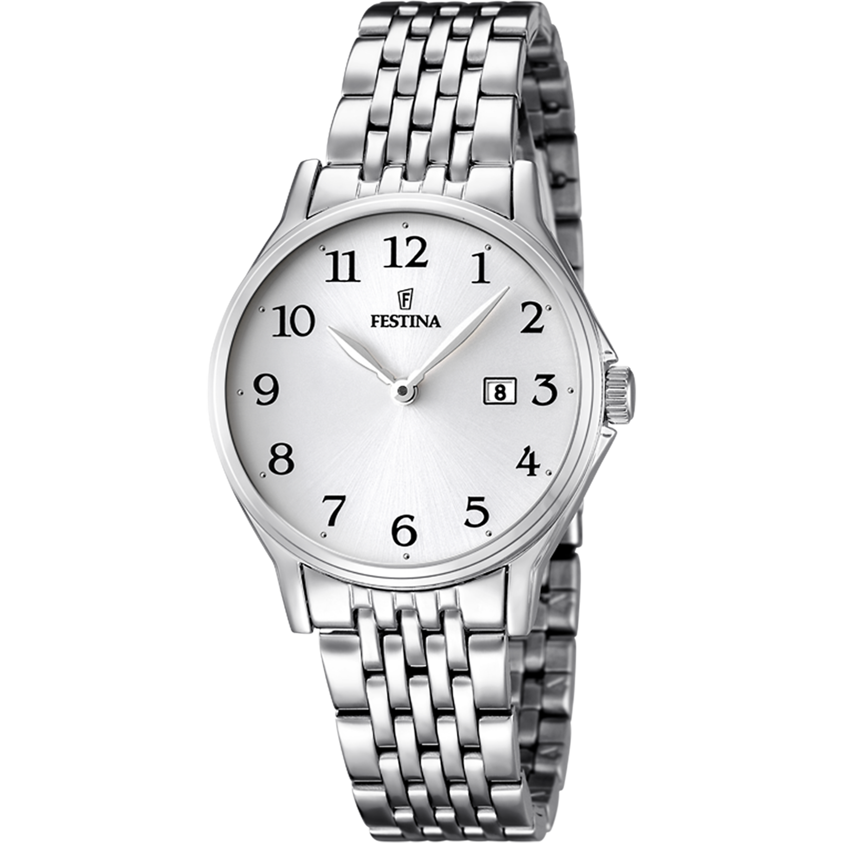 Festina Classics F16748/1 Damenuhr Weiß • Mineralglas • Japanisches Quarzwerk