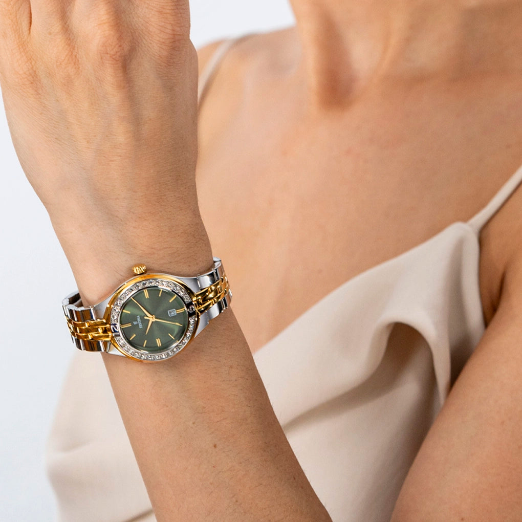 Festina Mademoiselle F16868/4 Damenuhr • Quarzuhrwerk • Edelstahl