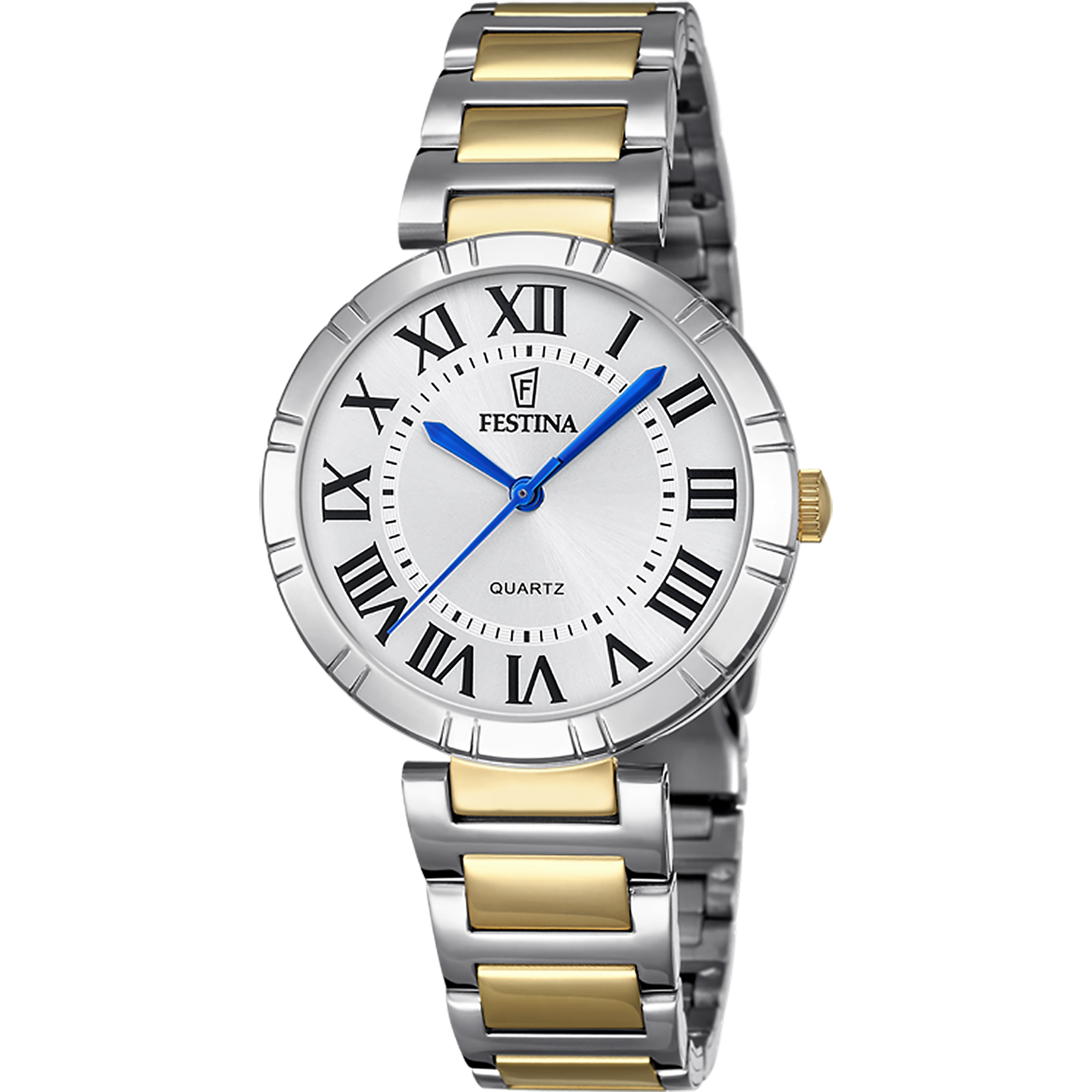 Festina Mademoiselle F16937/G Damenuhr Zweifarbig • Quarzwerk • Mineralglas