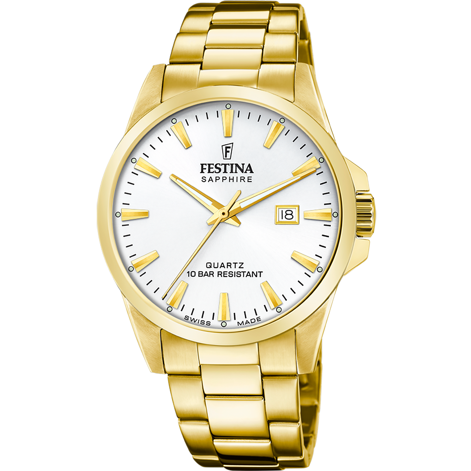 Festina F20044/2 Herrenuhr • Saphirglas • Schweizer Quarzwerk
