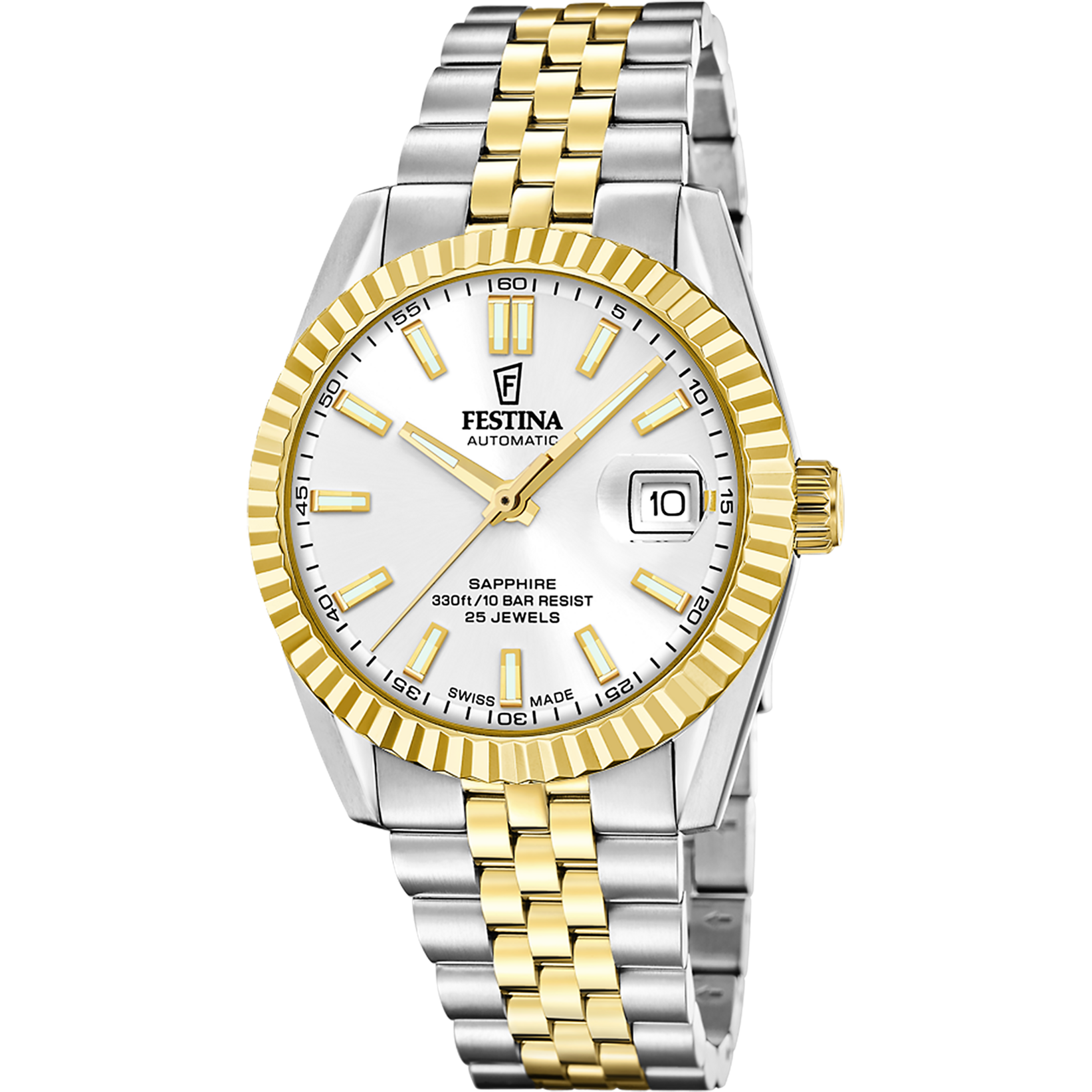 Festina Swiss Made Automatic F20091/1 Herrenuhr • Saphirglas • Automatikwerk Soprod P024