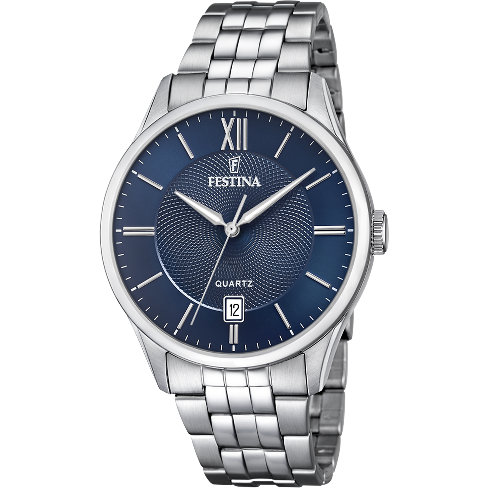 Festina Classics F20425/2 Herrenuhr Blau • Blaues Zifferblatt • Miyota Quarzwerk