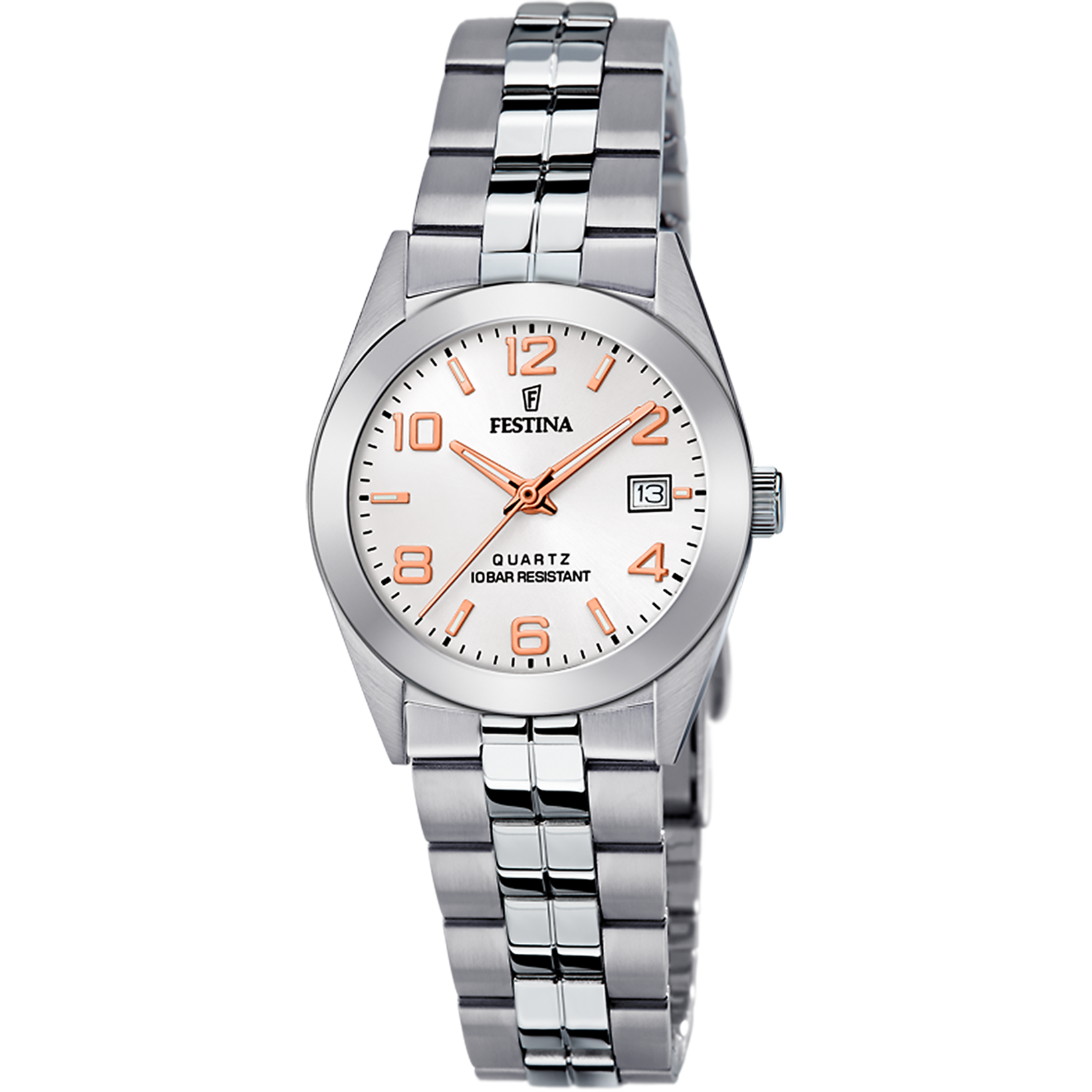 Festina Classics F20438/4 Damenuhr Silber • Mineralglas • Edelstahlarmband