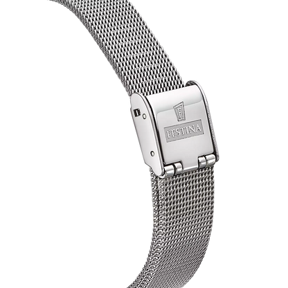 Festina Mademoiselle F20597/3 Damenuhr • Blaues Zifferblatt • Edelstahl